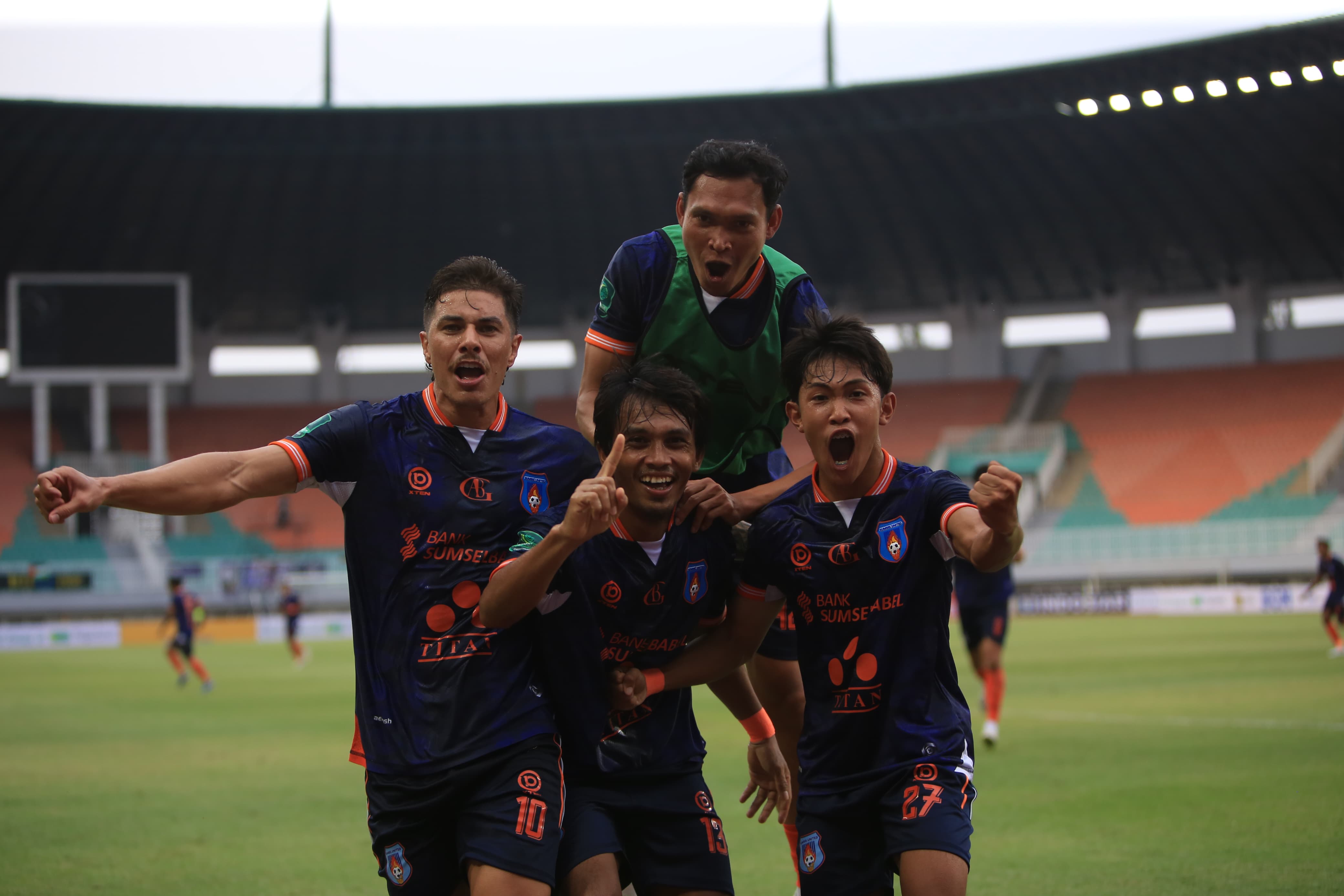 Laga Perdana Sumsel United FC Berhasil Raih Poin Penuh, Menang Tipis Kesulitan Hadapi Tekanan Tinggi Tim Lawan