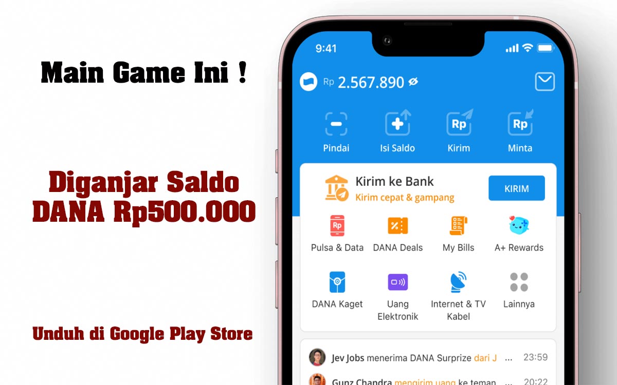 MENARIK! Begini Cara Menghasilkan Saldo DANA Gratis Rp450.000 dari Aplikasi Penghasil Uang