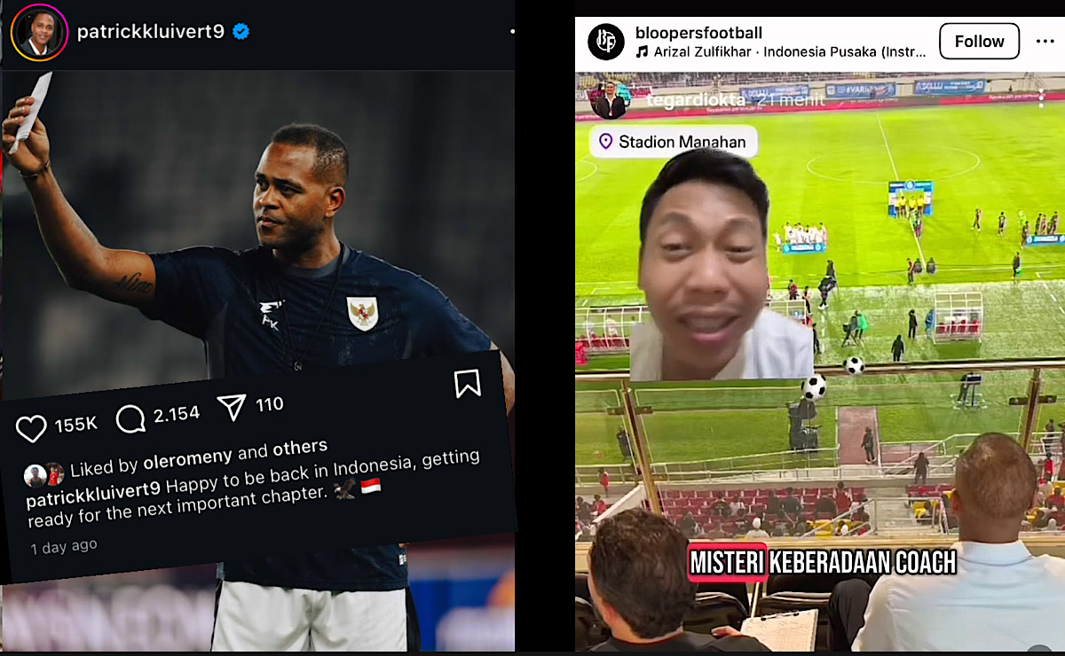 Patrick Kluivert Belum ke Bali, Ternyata Sudah Asyik Duduk di Stadion Manahan Solo