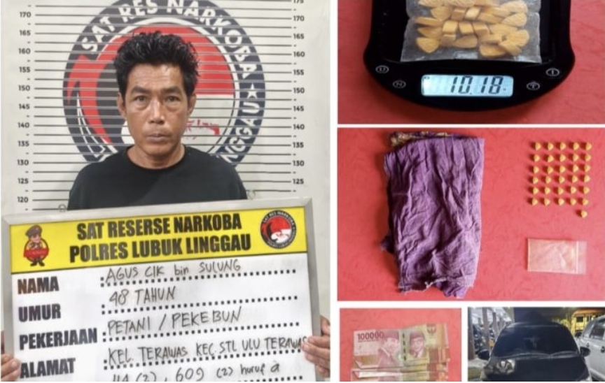 Polisi Tangkap Pengedar Ekstasi di Parkiran Hotel Arwana, 31 Butir Disita