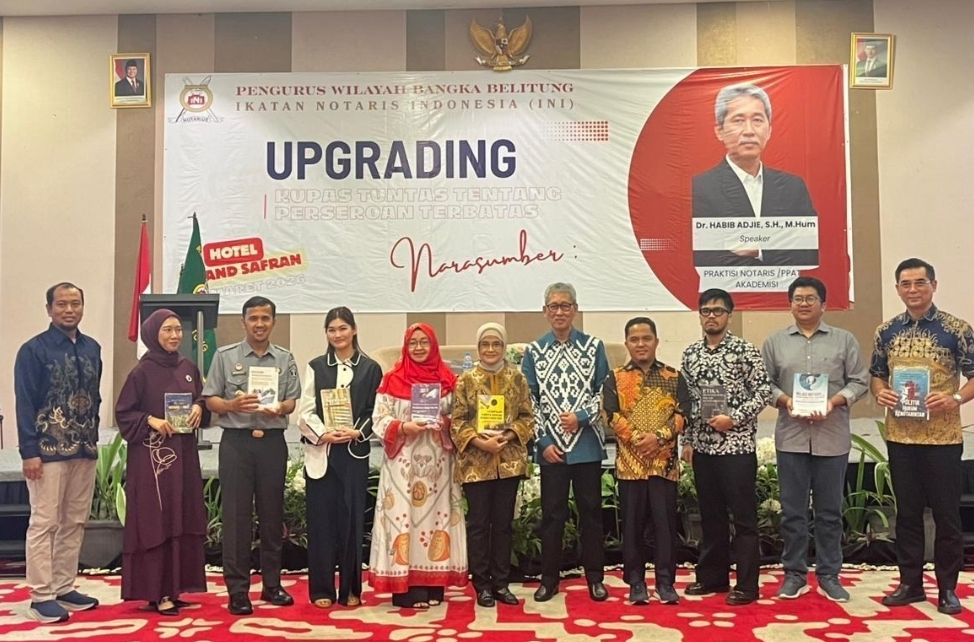 Kanwil Kemenkum Babel Ikuti Upgrading dan Refreshing Kupas Tuntas Perseroan Terbatas Notaris se-Babel