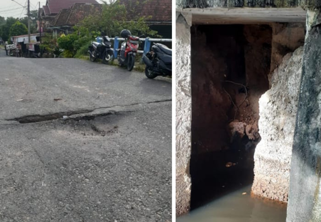  Jembatan Tanjung Alai SP Padang OKI Rusak, Butuh Perbaikan dari Pemerintah