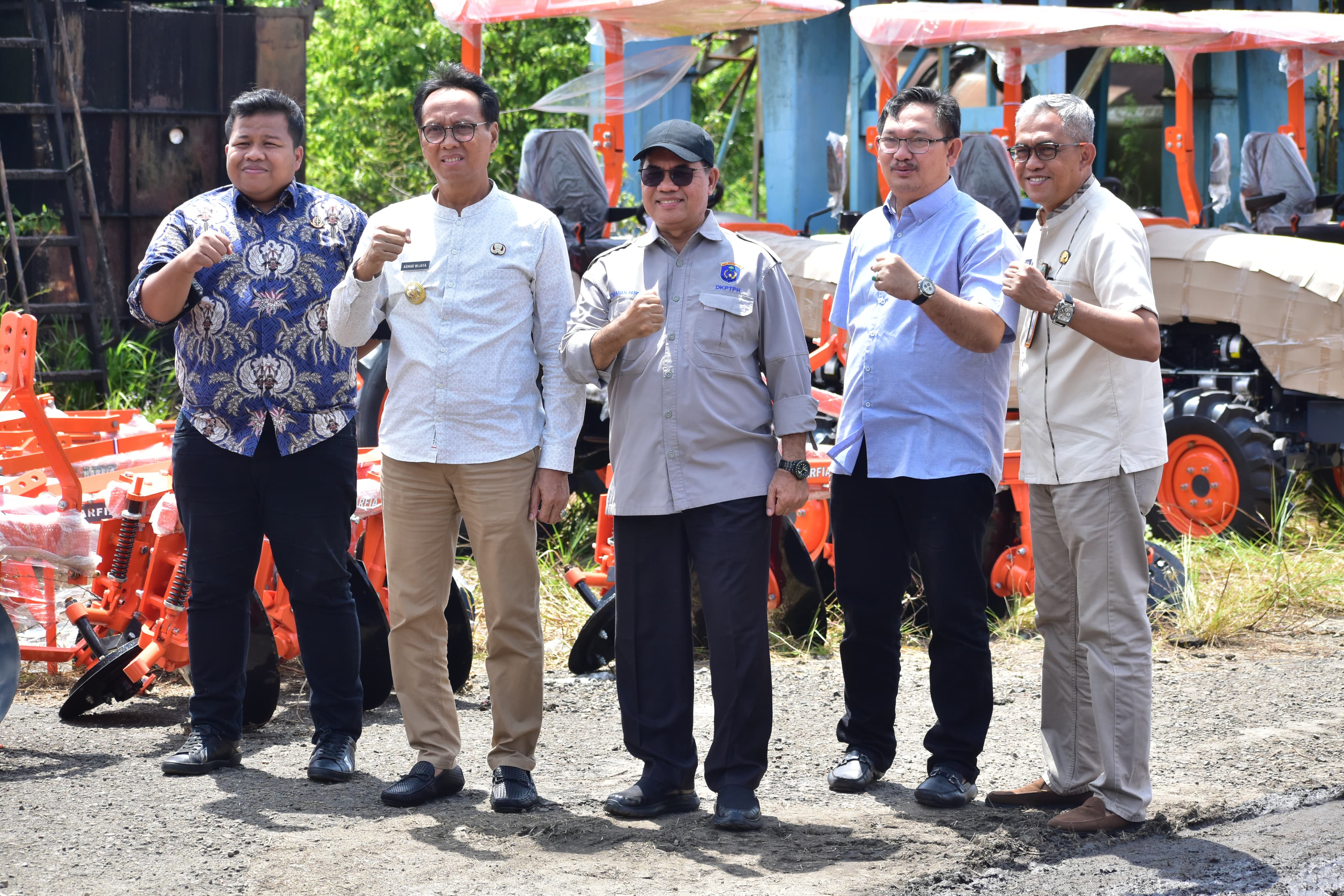 Ratusan Alsintan Dikirim Kementan ke Kabupaten OKI, Bidik Swasembada Pangan