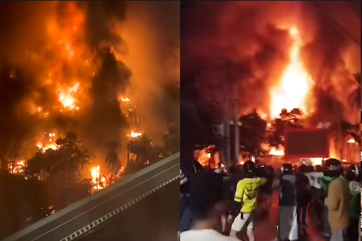 Gedung DPRD Makassar Dibakar Massa Pendemo, Kabarnya Ada 2 Korban Jiwa