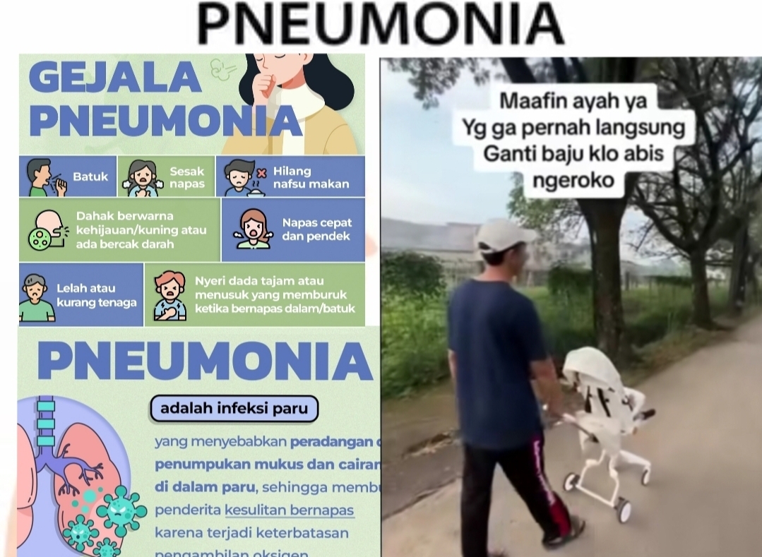 WAJIB TAU, Inilah Bahaya Pneumonia yang Sering Disebut Pembunuh Senyap Itu 