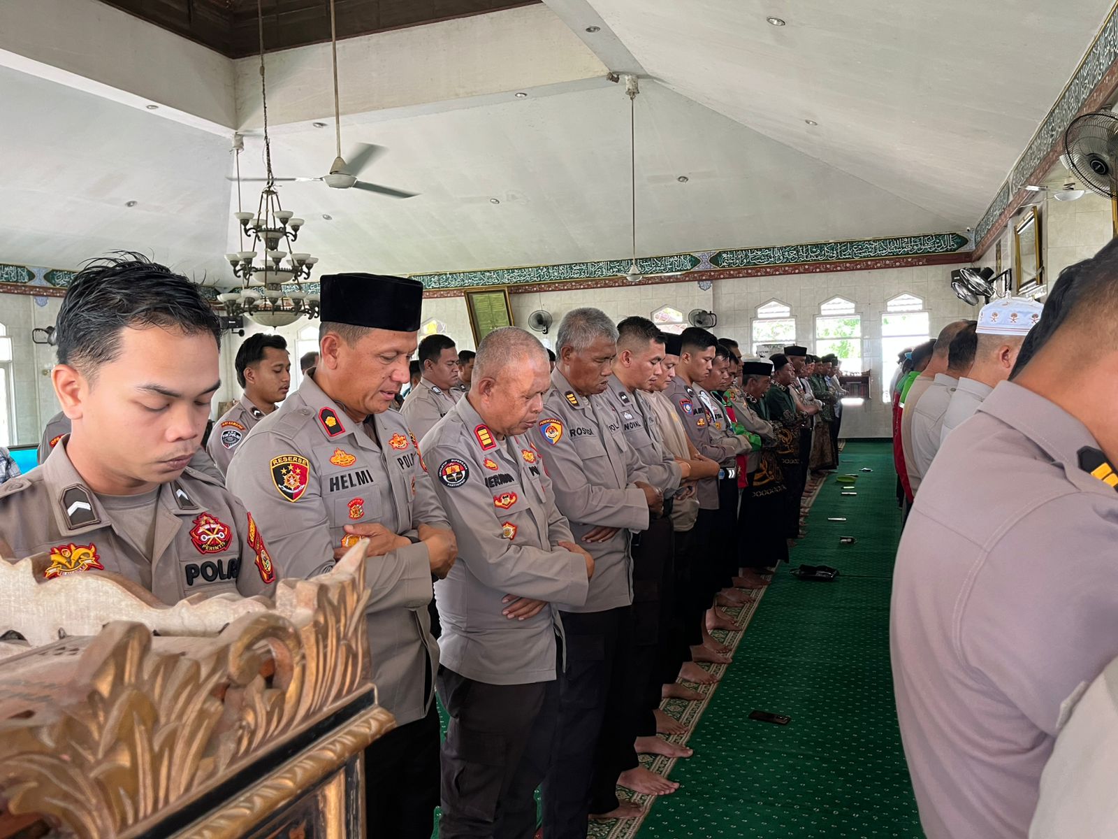 Polres Ogan Ilir Gelar Sholat Ghaib dan Doa Bersama untuk Keamanan dan Keselamatan Bangsa Indonesia