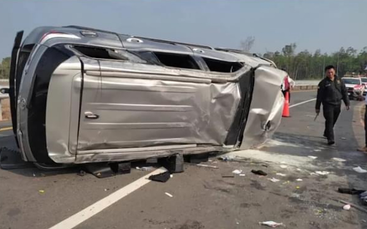 5 Official Kontingen Porprov Ogan Ilir Kecelakaan di Tol Indraprabu, Semua Sadar Saat Dibawa ke Rumah Sakit 