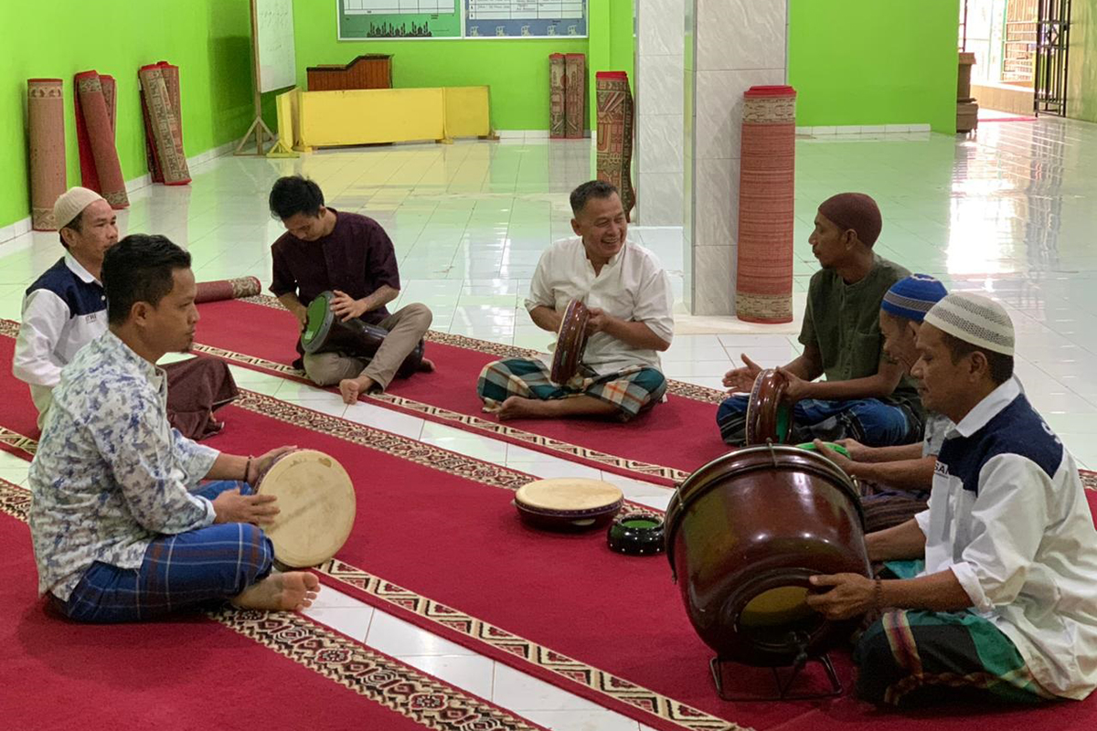 Membangun Ketaqwaan, Latihan Hadroh Warnai Pembinaan WBP di Lapas Muara Beliti