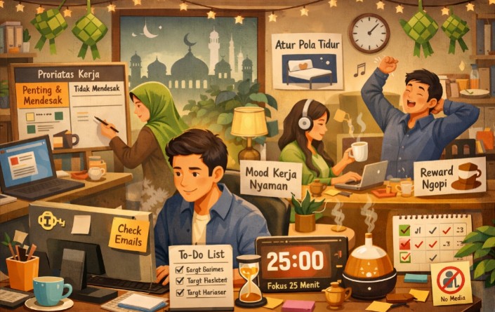 Bangkit dari “Post-Lebaran Blues”, Ini Cara Efektif Kembali Produktif di Kantor