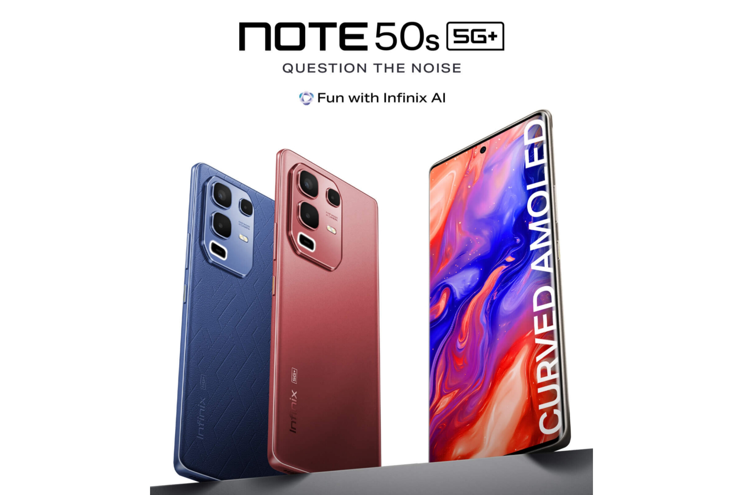 Infinix Note 50S 5G Mengusung Layar AMOLED Lengkung dengan Sertifikasi IP64