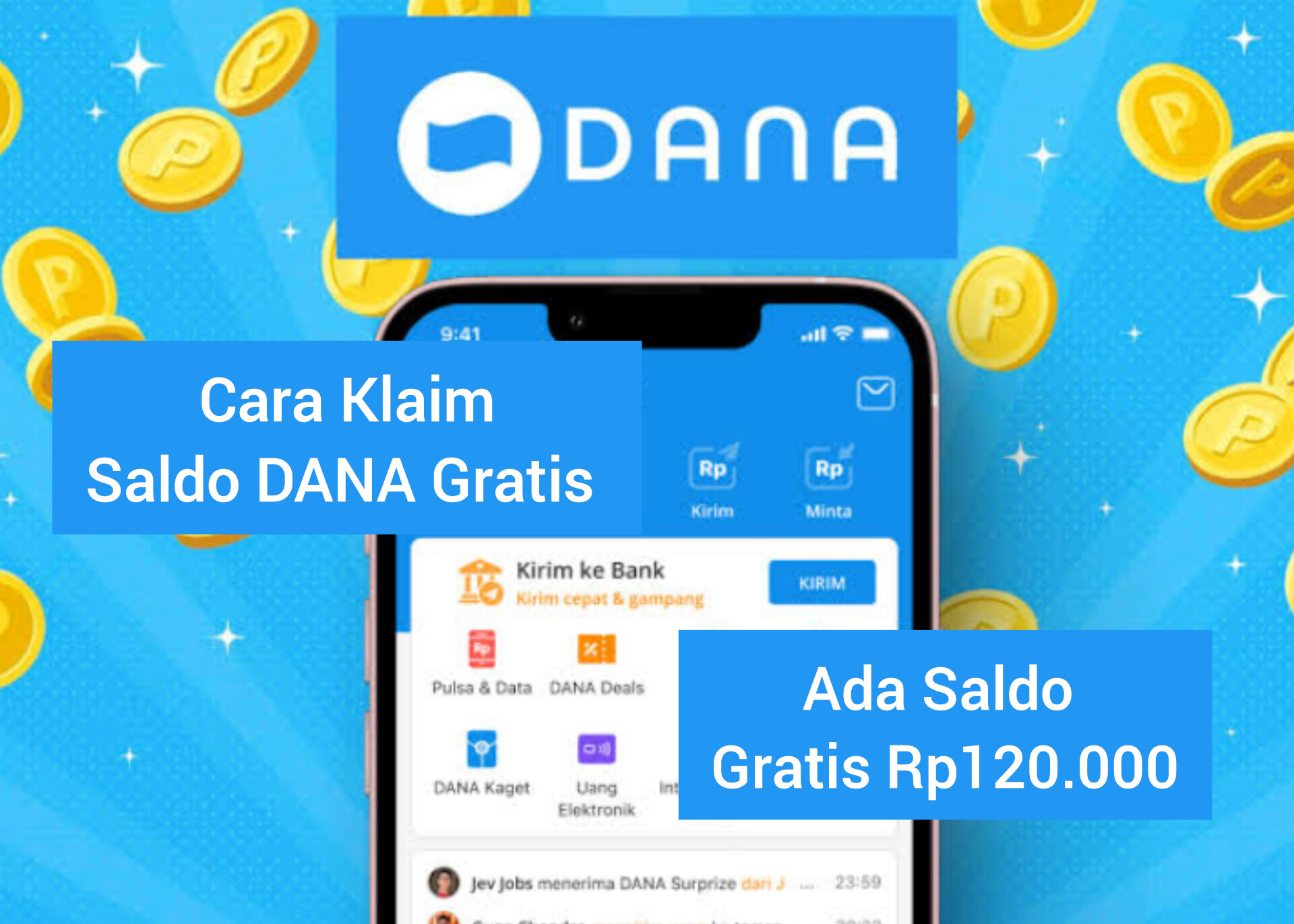 Mudah Banget! Ikuti Cara Ini Untuk Klaim Saldo DANA Gratis Rp120.000, Jangan Sampai Kehabisan 