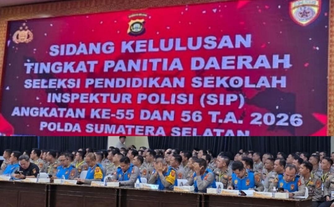 Kapolda Sumsel Pimpin Sidang Kelulusan SIP: Selamat 100 Peserta Dinyatakan Lulus 