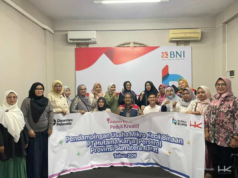 Kolaborasi Hutama Karya dan Rumah BUMN Padang, DUKUNG UMKM Sumatera Barat Masuk Ekosistem Tol