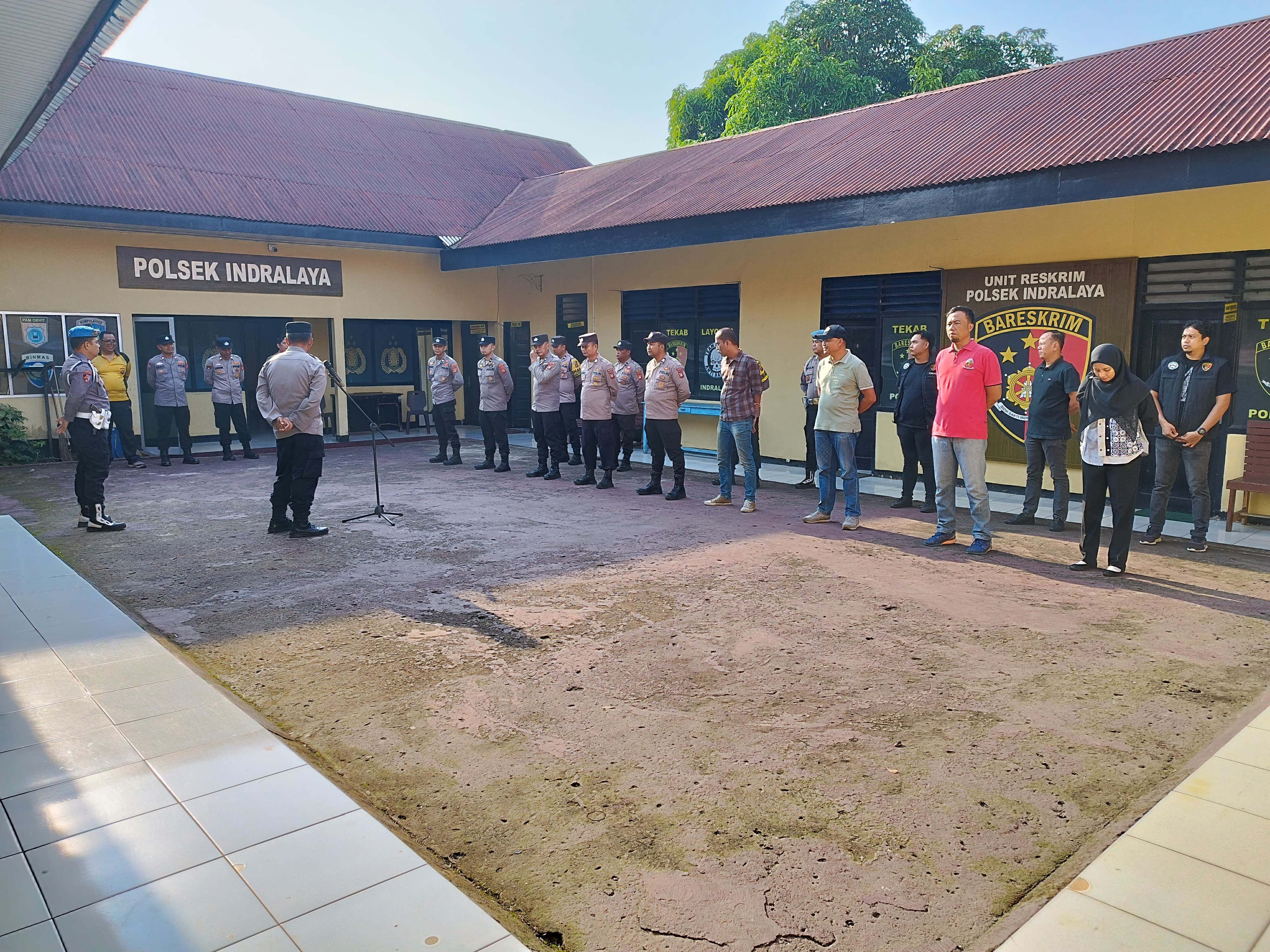 Potensi Karhutla di Ogan Ilir Meningkat, Wakapolsek Indralaya Ingatkan Personel Aktif Lakukan Patroli