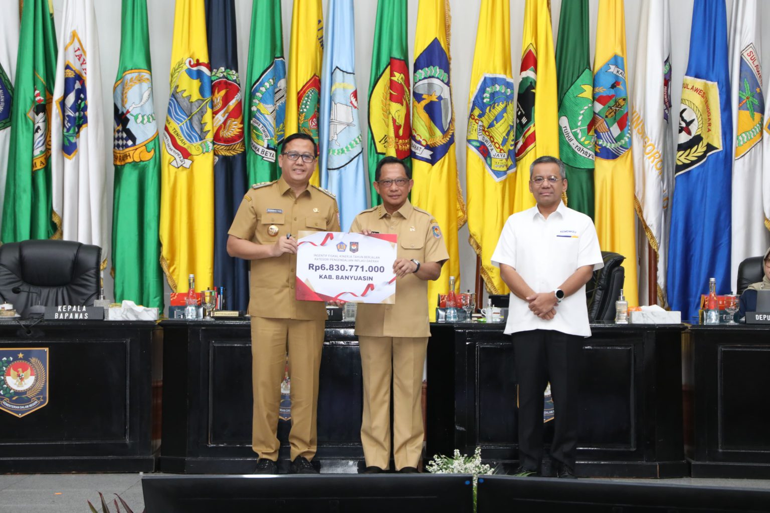 Banyuasin Raih Penghargaan Pengendalian Inflasi Daerah Periode I Tahun 2024