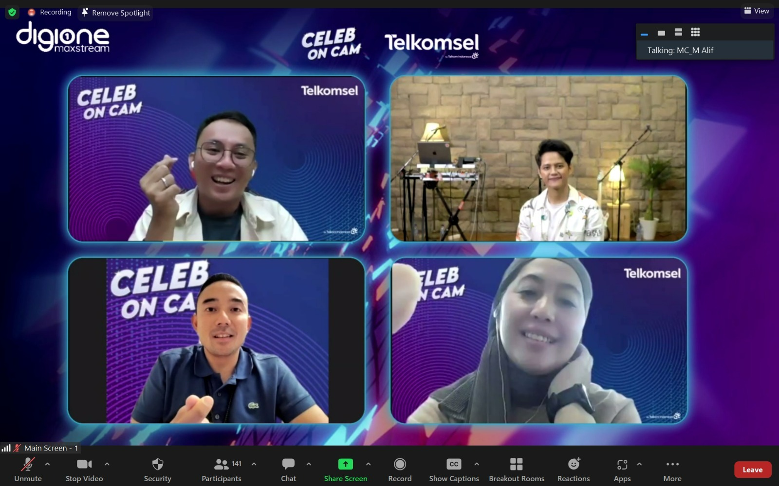 Telkomsel Celeb on Cam Bersama Stevan Pasaribu, Hadirkan Digital Entertainment Terdepan Berkualitas