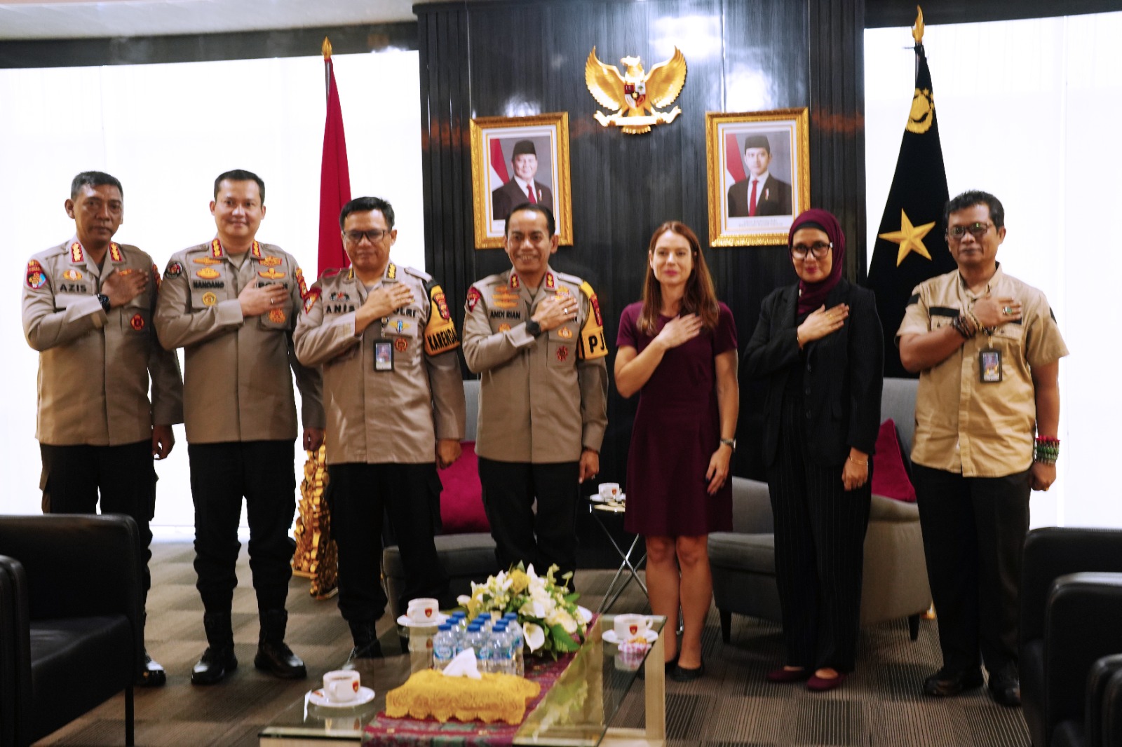 Jaga Stabilitas Keamanan, Polda Sumsel Jalin Silaturahmi dengan Konsulat Amerika Serikat