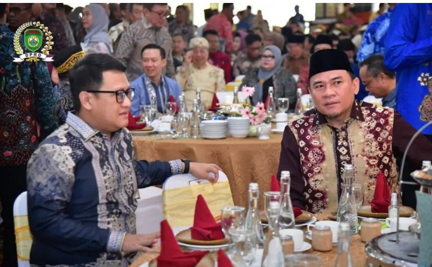 Pimpinan dan Anggota DPRD Sumsel Hadiri Halal Bihalal Perantau Sumbagsel