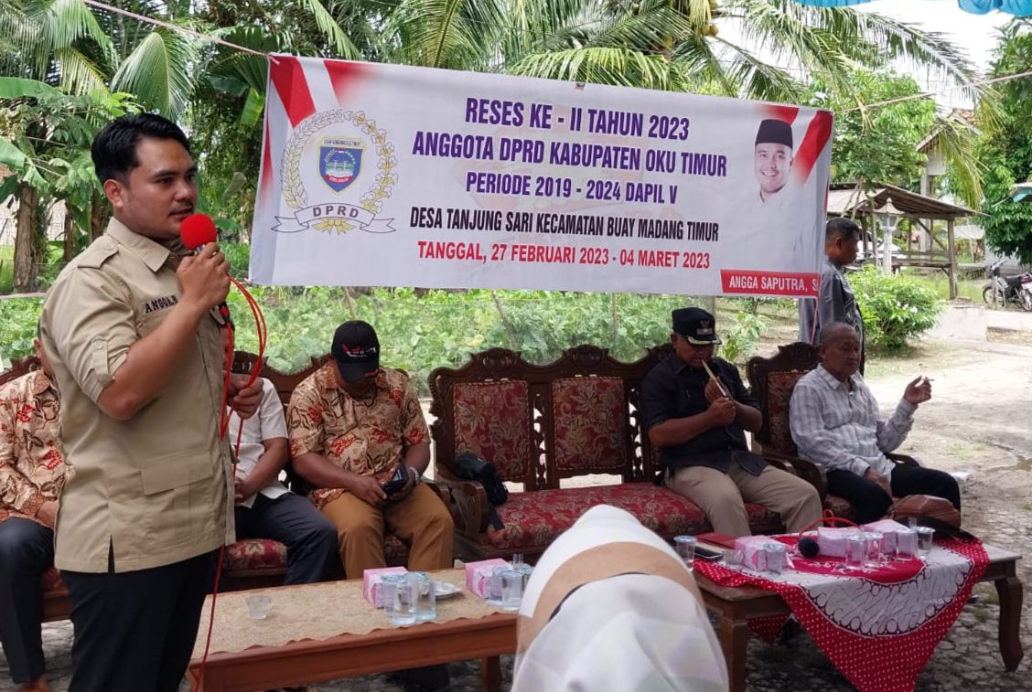 Fraksi Partai Gerindra Serap Aspirasi Masyarakat Desa Tanjung Sari OKU Timur