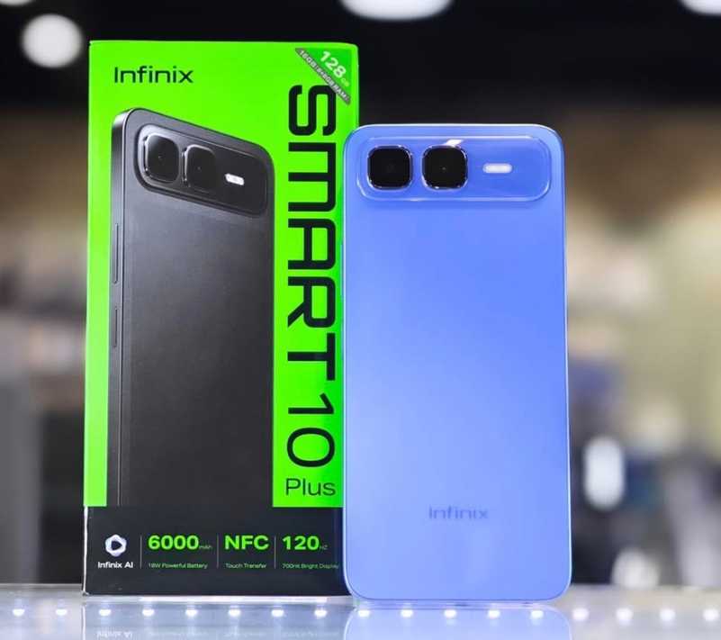 Infinix Smart 10, Rekomendasi HP Satu Jutaan dengan Fitur AI, Desain Ramping Khas Flagship!
