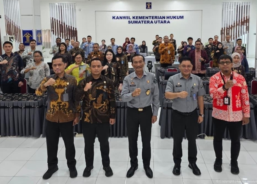 Perencanaan Pengadaan 2026 Dibahas, Kanwil Kemenkum Babel Hadiri Evaluasi di Medan