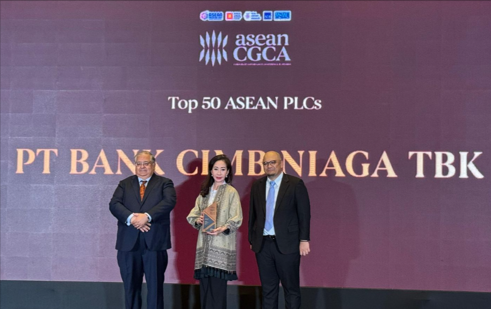 CIMB Niaga Kembali Sabet Penghargaan Top 50 Perusahaan Terbuka ASEAN Terbaik Tahun 2025