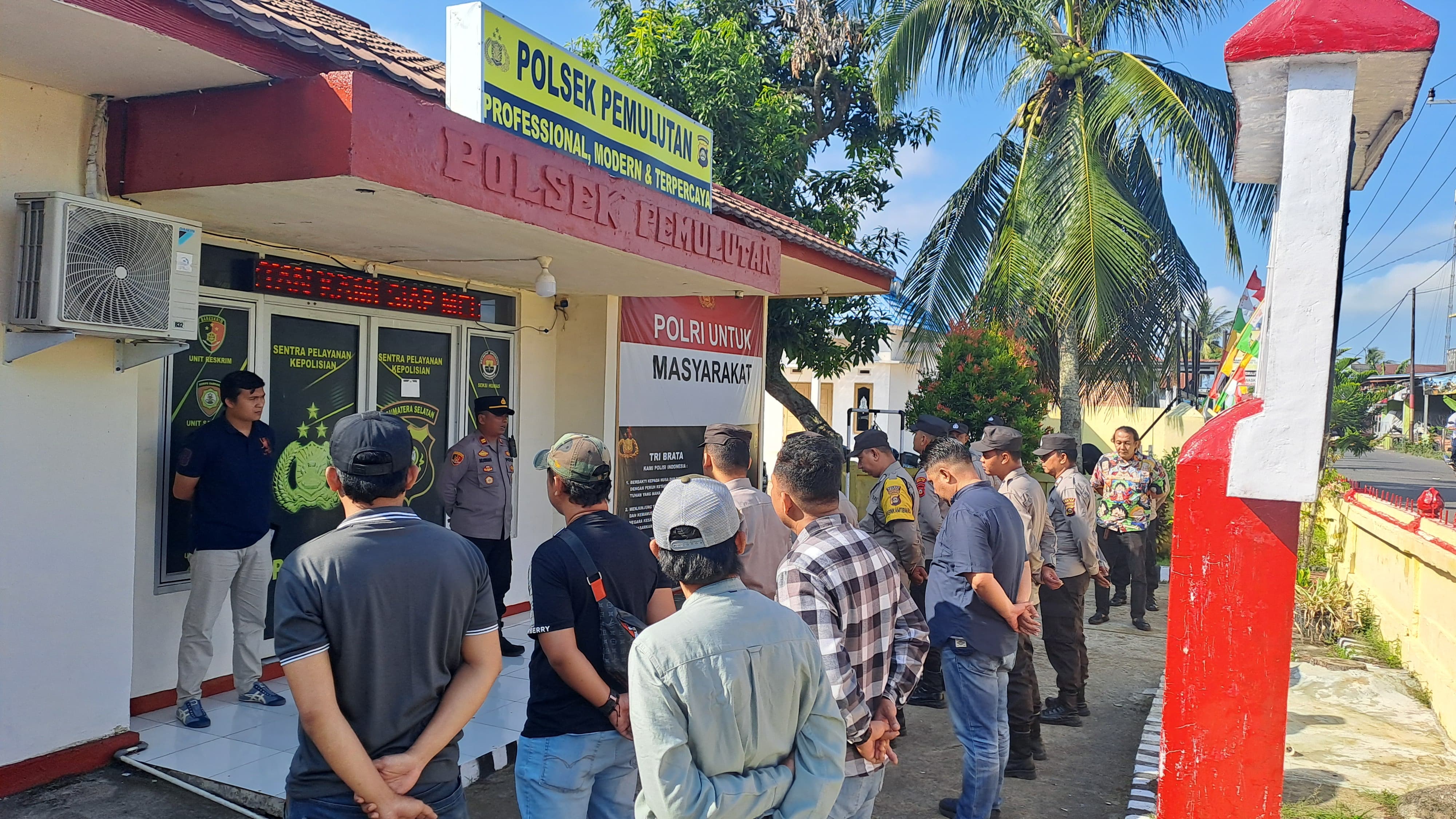 Memasuki Musim Kemarau, Polsek Pemulutan Ogan Ilir Atensi Wilayah Rawan Karhutla dan Ketahanan Pangan