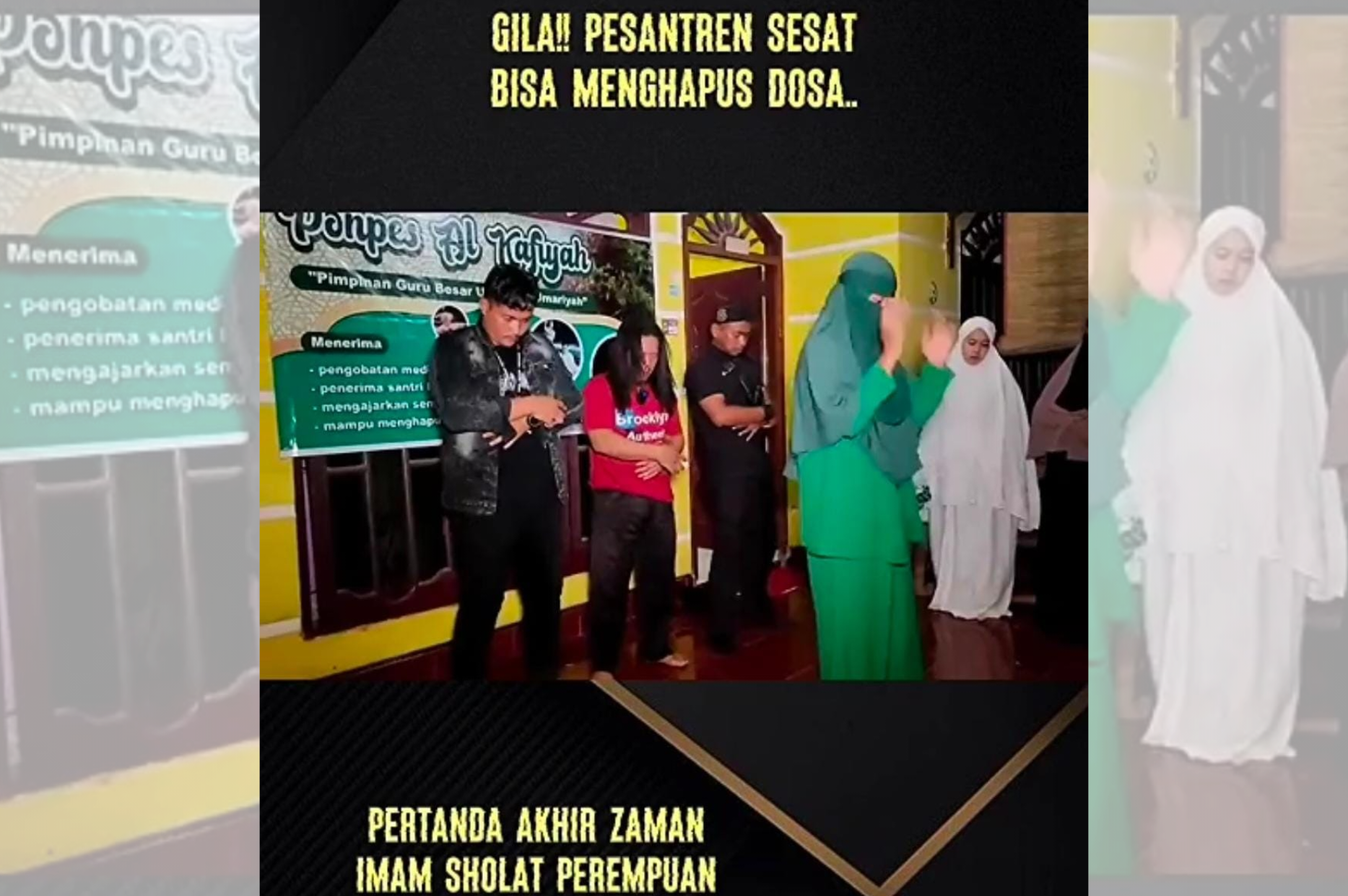 MUI Buka Suara, Soal Kontroversi Ponpes Al Kafiyah Pimpin Salah Imam Perempuan dan Penghapus Dosa