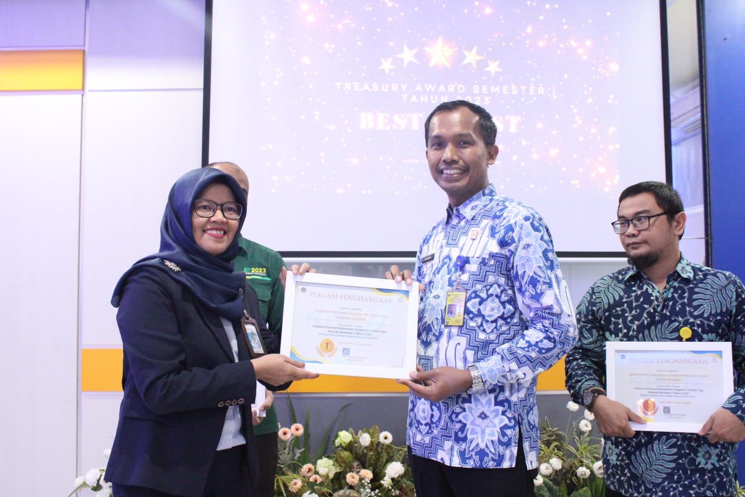 Kantor Imigrasi Tanjungpandan Raih 2 Penghargaan