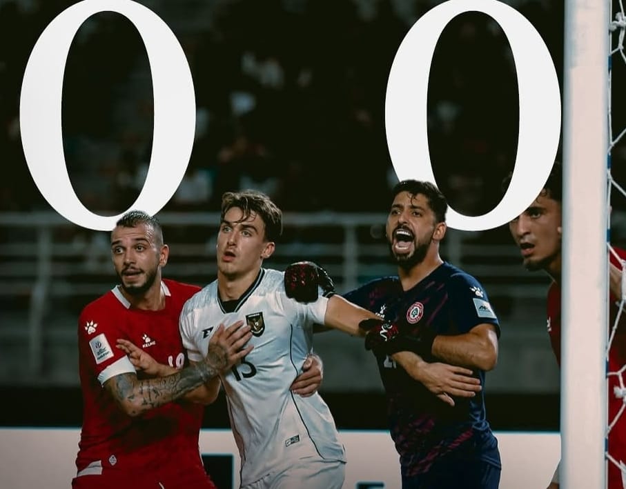 LAJU Timnas Indonesia Ditahan Lebanon 0-0, Laga Dramatis 7 Kartu Kuning Warnai FIFA Matchday di Surabaya
