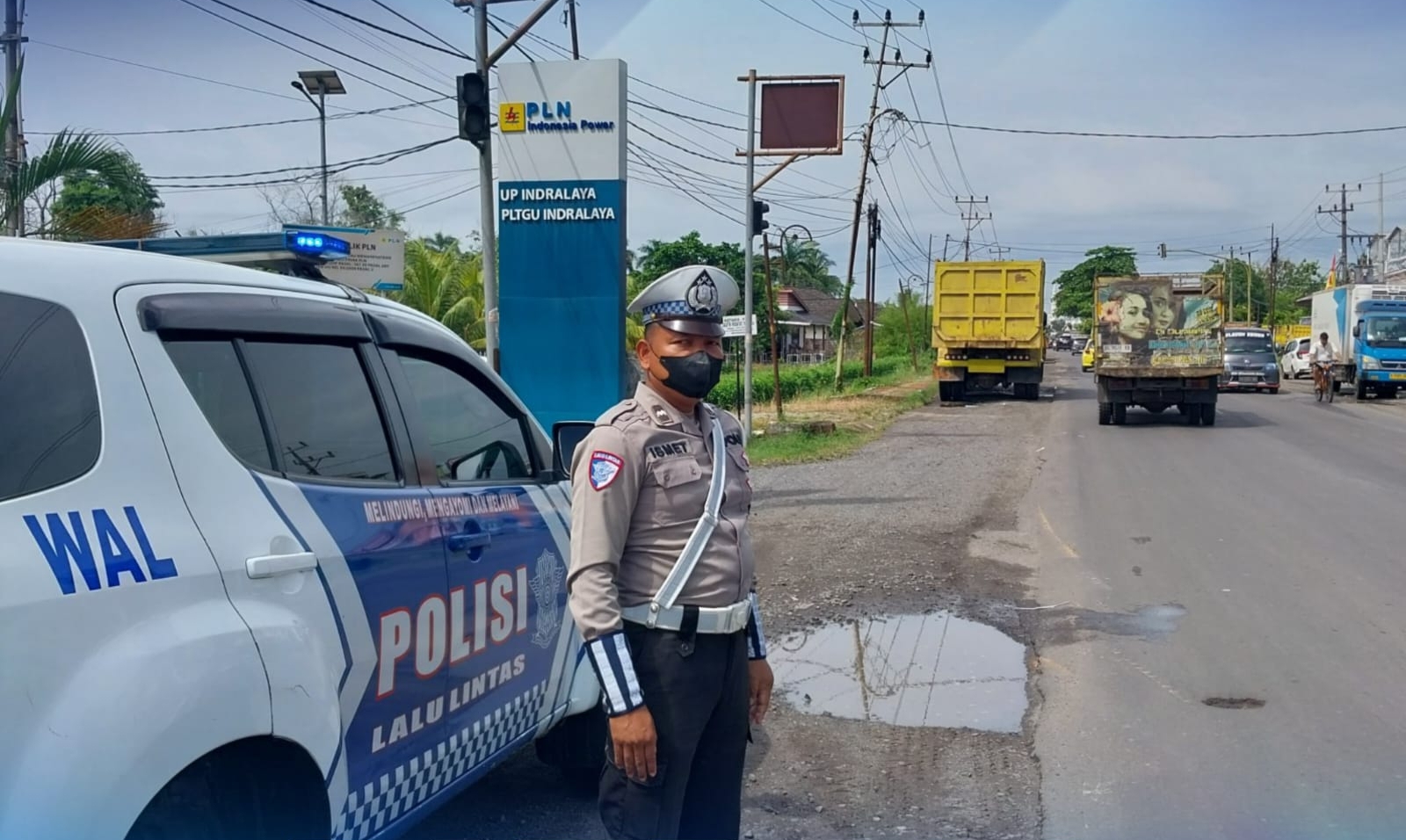 Ciptakan Kamseltibcarlantas, Sat Lantas Polres Ogan Ilir Lakukan Patroli Beat Siang Hari