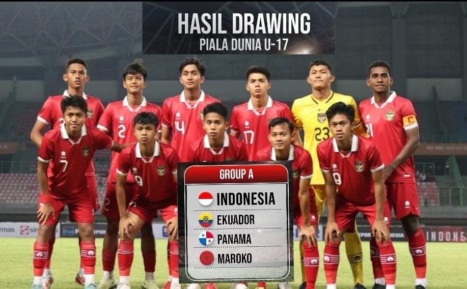 Gacor, Drawing Piala Dunia U-17 2023 Terhindar Grup Neraka Timnas U-17  Indonesia Diprediski Juara Grup A