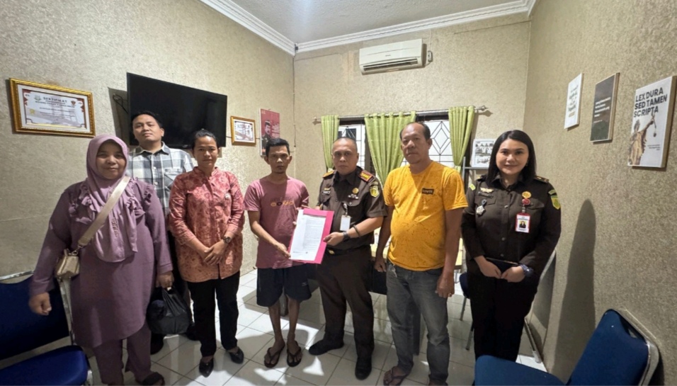 Perkara KDRT di Kecamatan Tanjung Lubuk Berakhir Damai, Kejari OKI Terapkan Keadilan Restorative