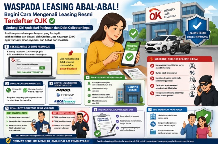 Waspada Leasing Abal-abal! Begini Cara Mengenali Perusahaan Resmi Terdaftar Otoritas Jasa Keuangan