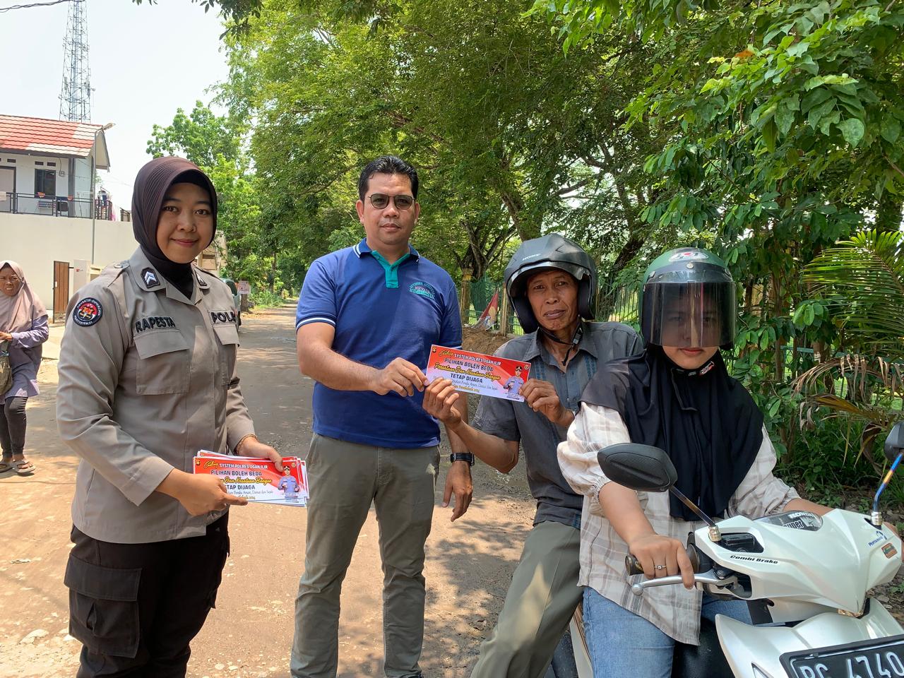 Jelang Pilkada Serentak 2024, Humas Polres Ogan Ilir Sebarkan Imbauan Kamtibmas ke Warga Indralaya