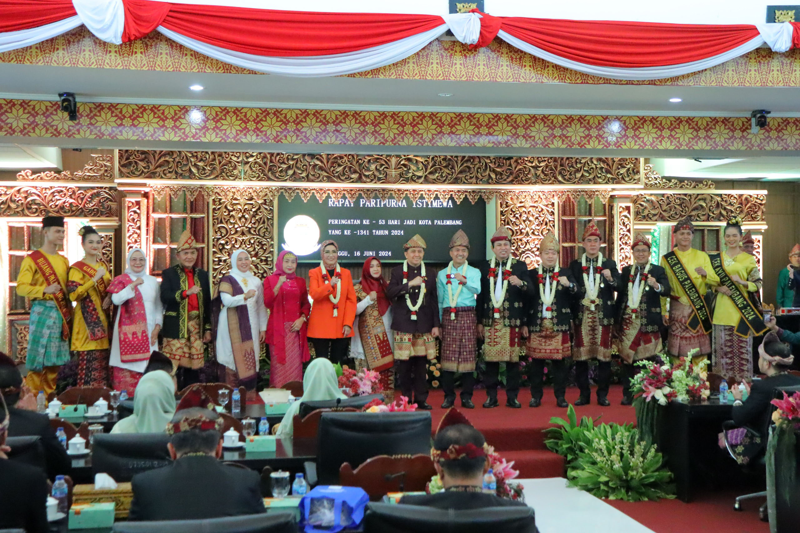 Rapat Paripurna Istimewa HUT Kota Palembang ke-1341, Pj Walikota Ratu Dewa Pamit 