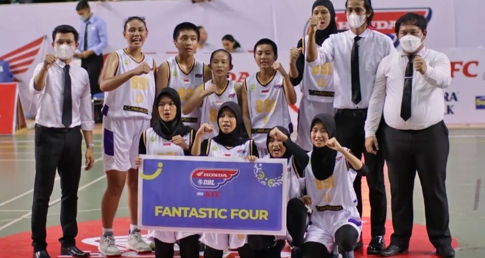 Ini Ambisi Empat Besar Tim Putri Basket Pelajar DBL South Sumatera Series 2022
