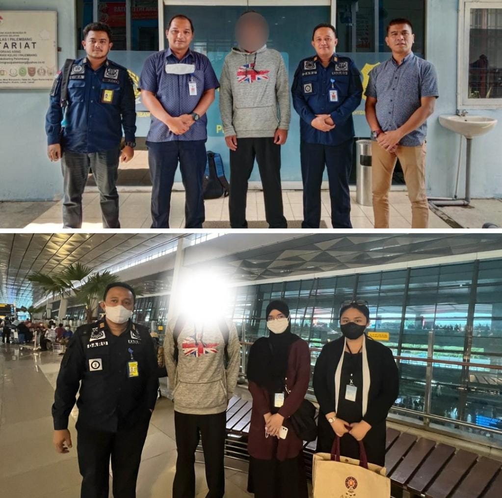 Kantor Imigrasi Palembang Deportasi WNA Thailand