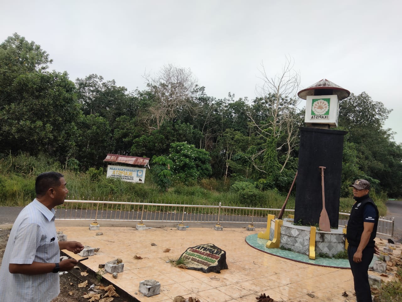 Pengurus Ikapista Kabupaten Ogan Ilir Alami Kerugian Belasan Juta Rupiah, Usai Pagar Tugu Dicuri OTD