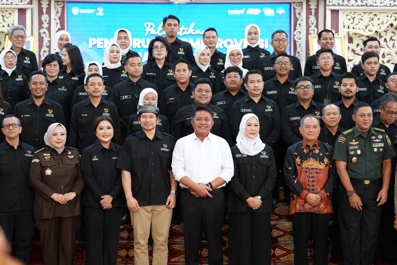 Samantha Tivani Resmi Nahkodai KORMI Sumsel 2025–2029, Herman Deru Siap All Out Dukung Olahraga Masyarakat