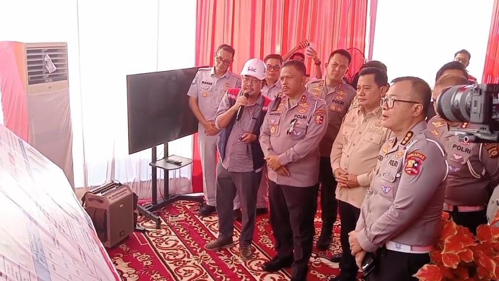 Kakorlantas Polri Tinjau Progres Proyek Jalan Tol Palembang-Betung, Tahun Depan Fungsional