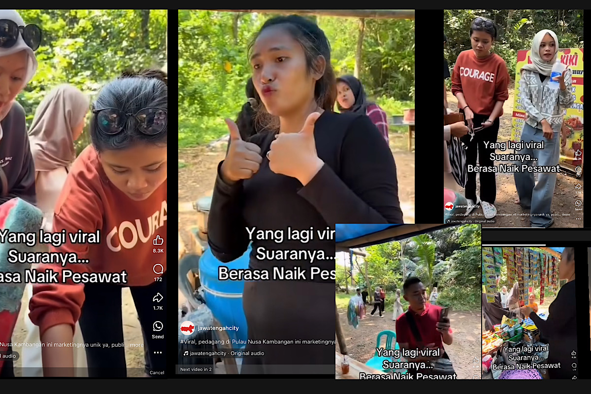 VIRAL, Suara Pedagang Cantik Pulau Nusakambangan Mirip Pramugari, Laris Manis