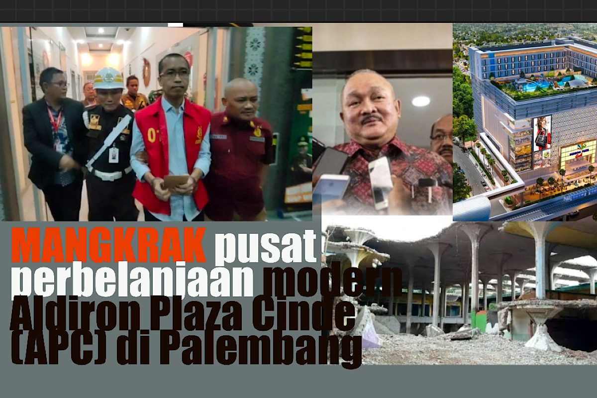 4 Tersangka Kasus Pasar Cinde Ada Nama Alex Noerdin, 1 Tersangka Masih di Luar Negeri