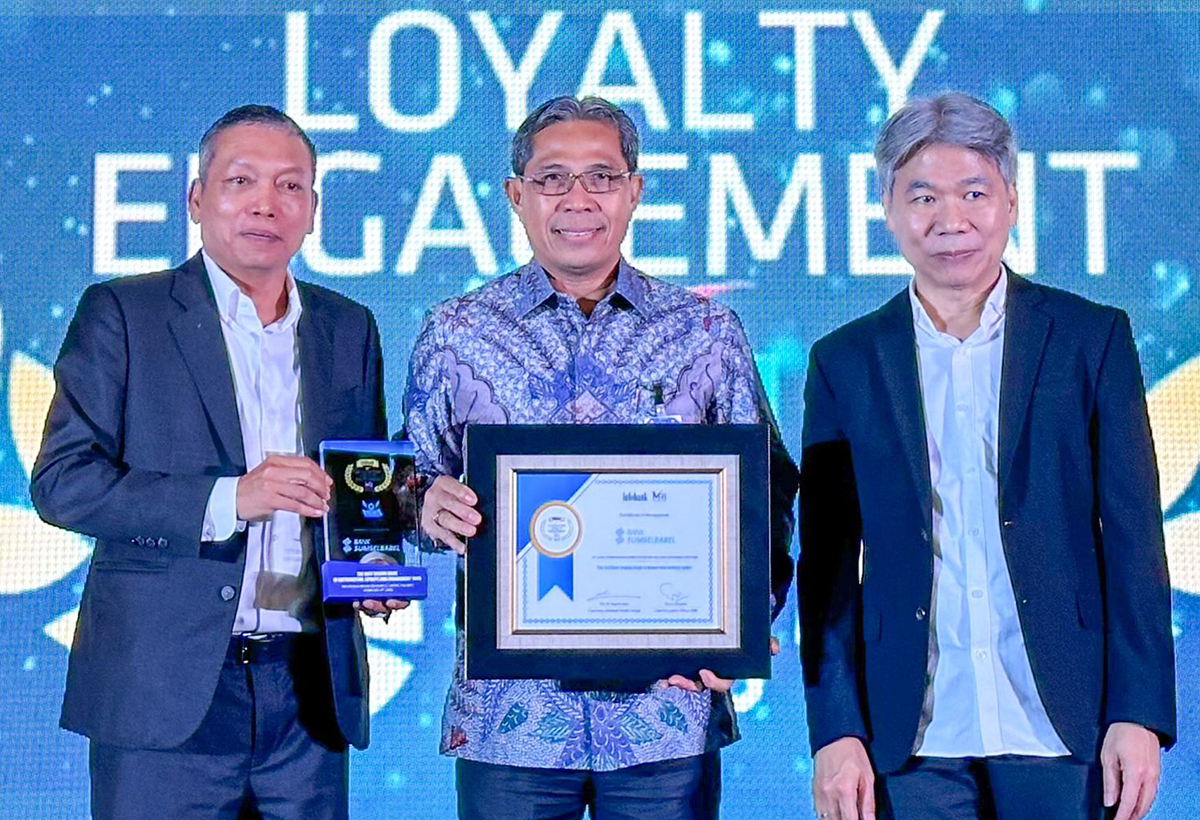 Bank Sumsel Babel Raih Predikat Terbaik di Satisfaction, Loyalty, and Engagement Award 2025 dari Majalah Infob