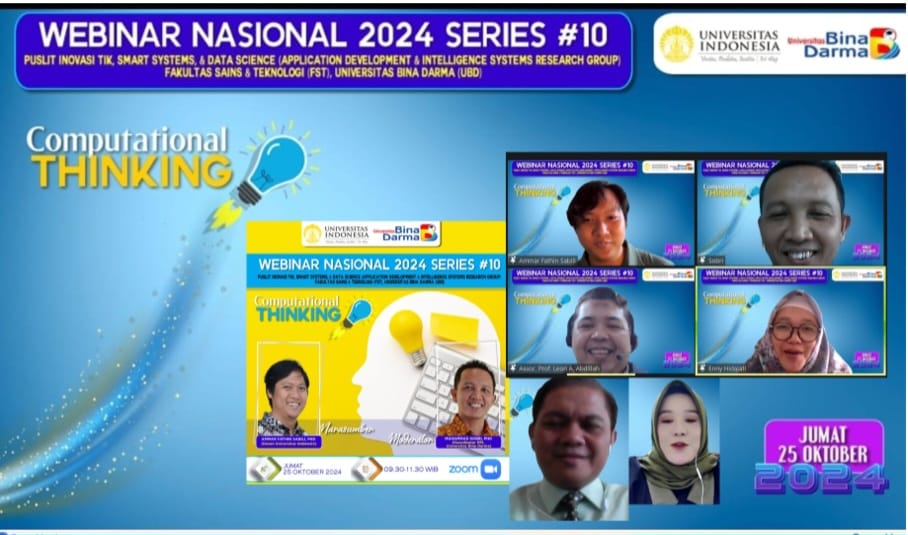 UBD Sukses Gelar Webinar Nasional 2024: Mengupas Tuntas 'Computational Thinking' untuk Solusi Masalah Kompleks