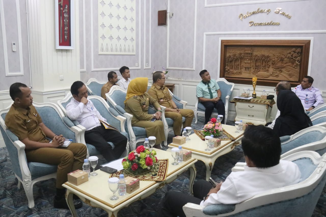 Sambangi Sekda Aprizal Hasyim, BNN Sumsel Bahas Pembentukan Satgas BNK Kota Palembang