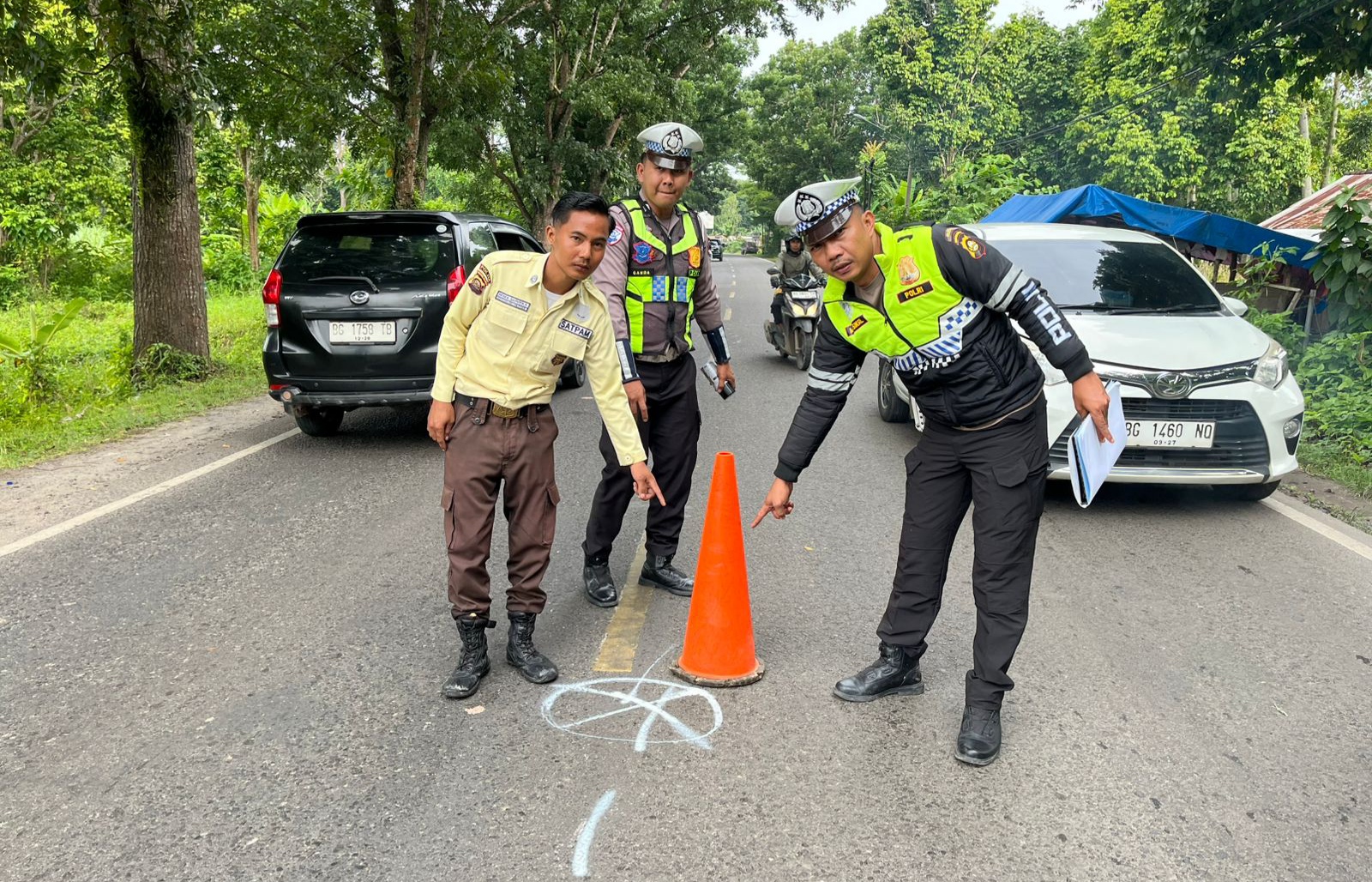 Lakalantas di Jalintim Desa Celikah Kayuagung, PPPK Paruh Waktu OKI Meninggal Dunia di TKP