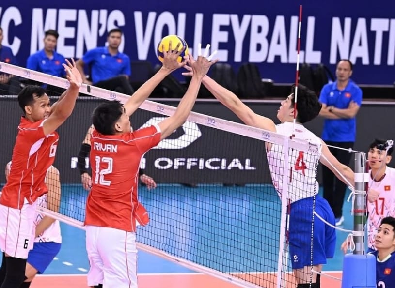 HEROIK, Timnas Voli Indonesia Libas Vietnam Tantang Australia Perebutan Peringkat 5 AVC Men’s Nations Cup