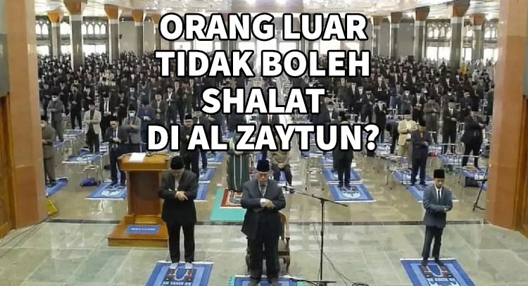 Warga Sekitar Al Zaytun Pilih Shalat di Luar, Al Zaytun Tertutup Orang Luar