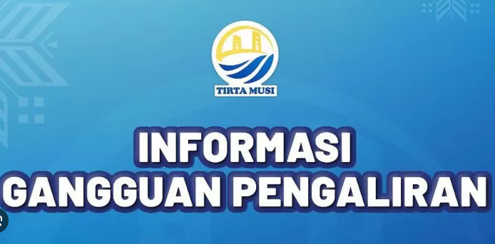 PDAM Tirta Musi Stop Air Bersih Hari Sabtu, Warga Sako Kenten Palembang Diminta Tampung Air